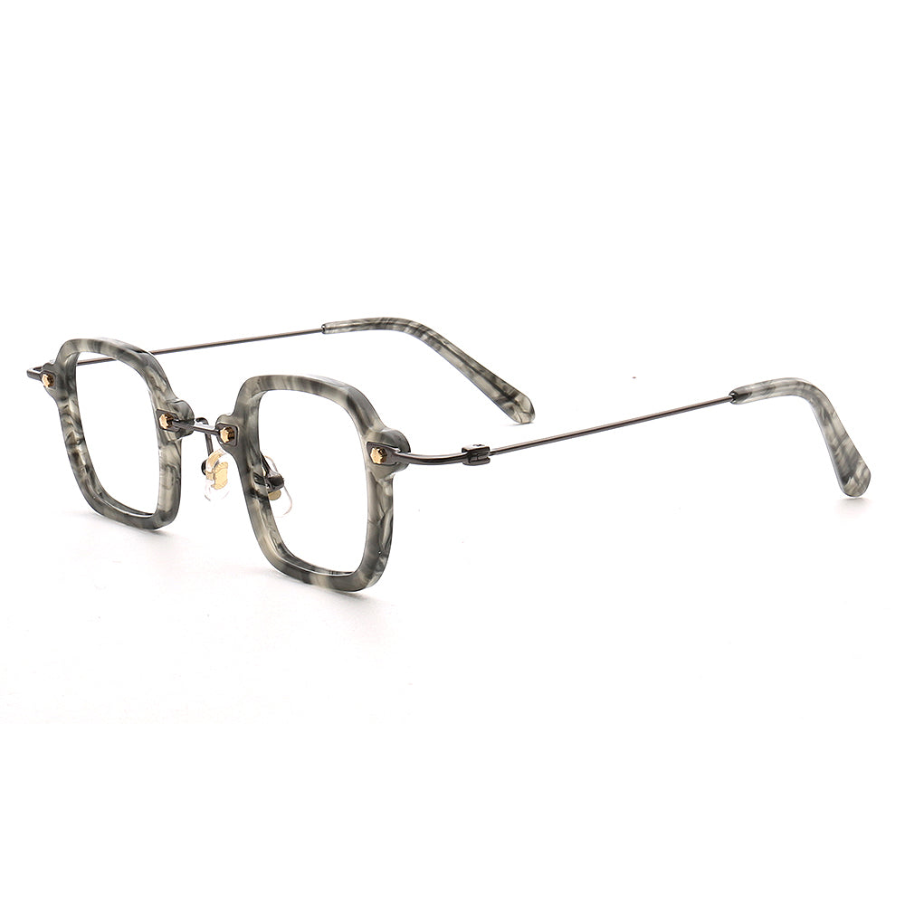 Marble | Modern Square Eyeglasses |  Retro Small Optical Glasses Frames