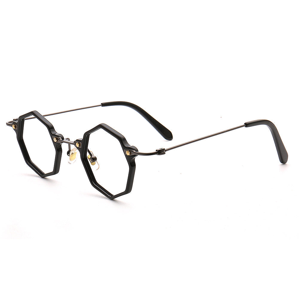 Cooper | Retro Funky Geometric Glasses For Men & Women | Unique Tortoise Shell Design