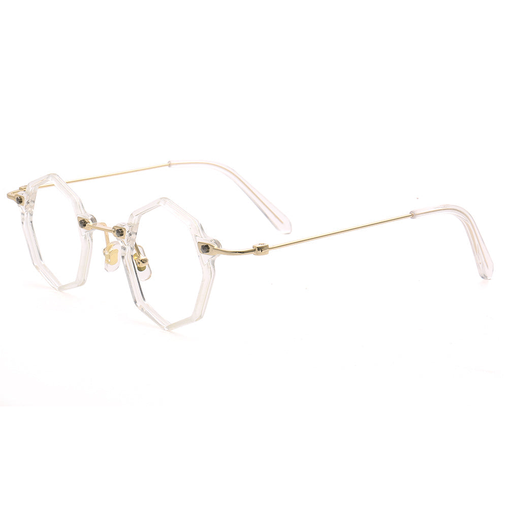 Cooper | Retro Funky Geometric Glasses For Men & Women | Unique Tortoise Shell Design