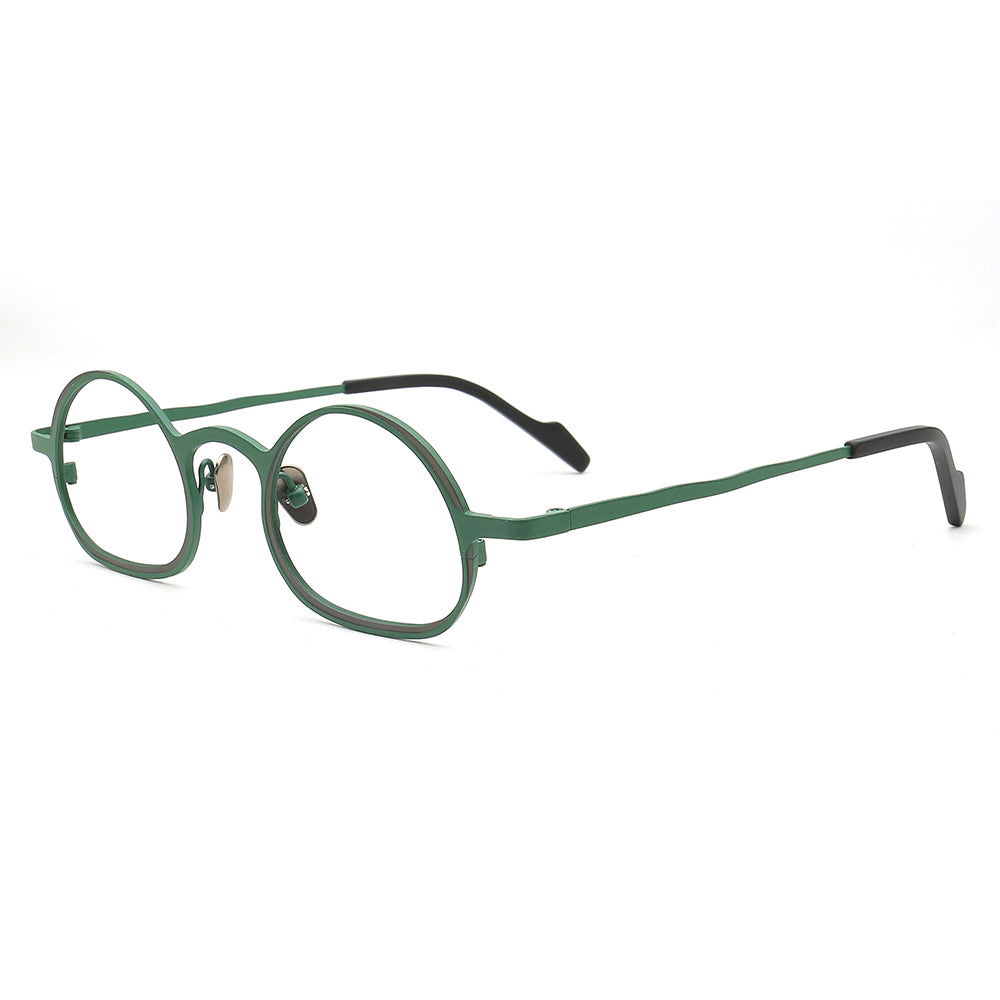 Shay | Vintage Round Titanium Eyeglasses for Women | Fashionable Mens Eyewear Glasses Frames Online