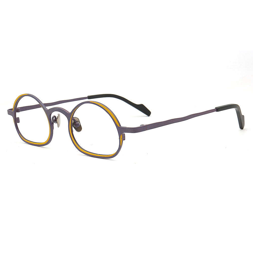 Shay | Vintage Round Titanium Eyeglasses for Women | Fashionable Mens Eyewear Glasses Frames Online