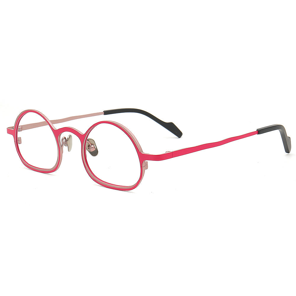 Shay | Vintage Round Titanium Eyeglasses for Women | Fashionable Mens Eyewear Glasses Frames Online