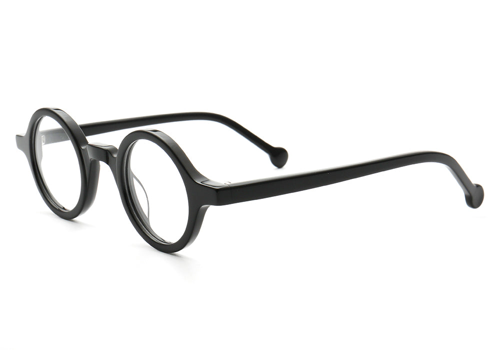 Jackson |  Retro Round Acetate Mens Eyeglass Frames | Stylish Transparent Vintage Eyewear Online