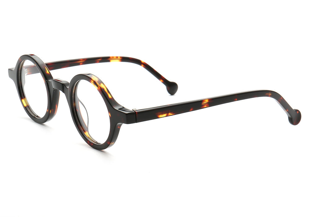 Jackson |  Retro Round Acetate Mens Eyeglass Frames | Stylish Transparent Vintage Eyewear Online