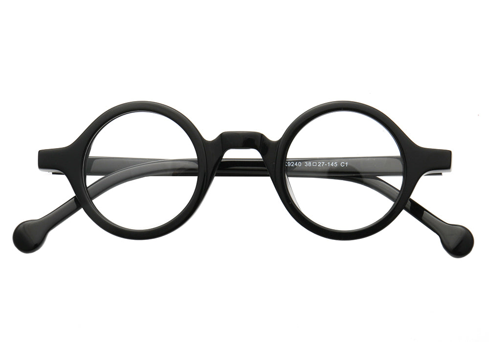 Jackson |  Retro Round Acetate Mens Eyeglass Frames | Stylish Transparent Vintage Eyewear Online