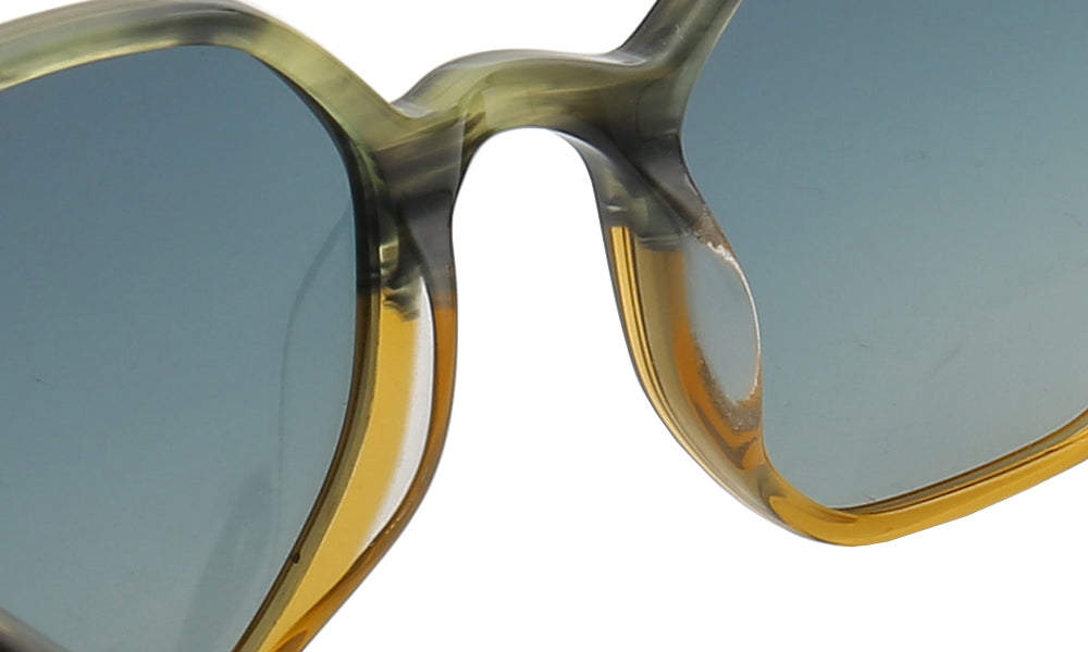 Blake | Geometric Mens Polarized Sunglasses |  Womens Funky Sun Glasses UV400