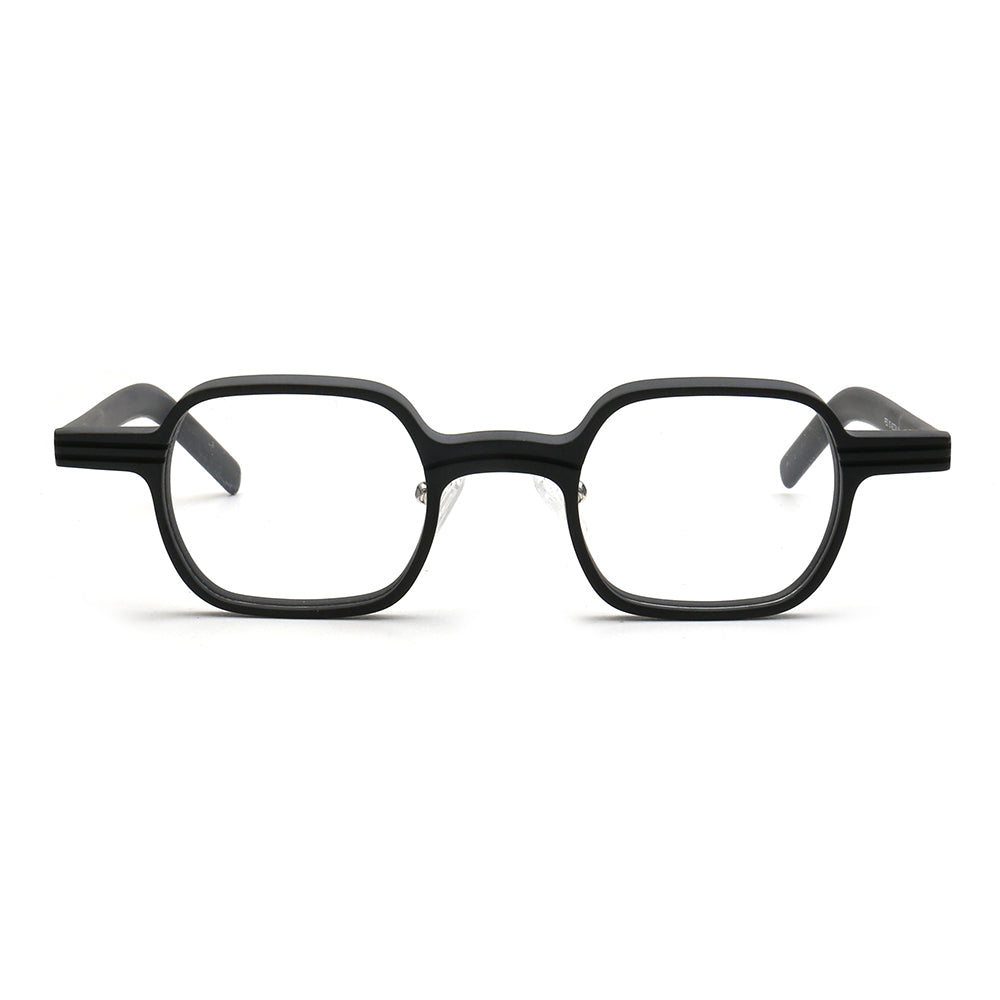 Renew | Modern Square Full Rim Acetate Glasses | Patterned Tortoise Shell Eyewear Frames