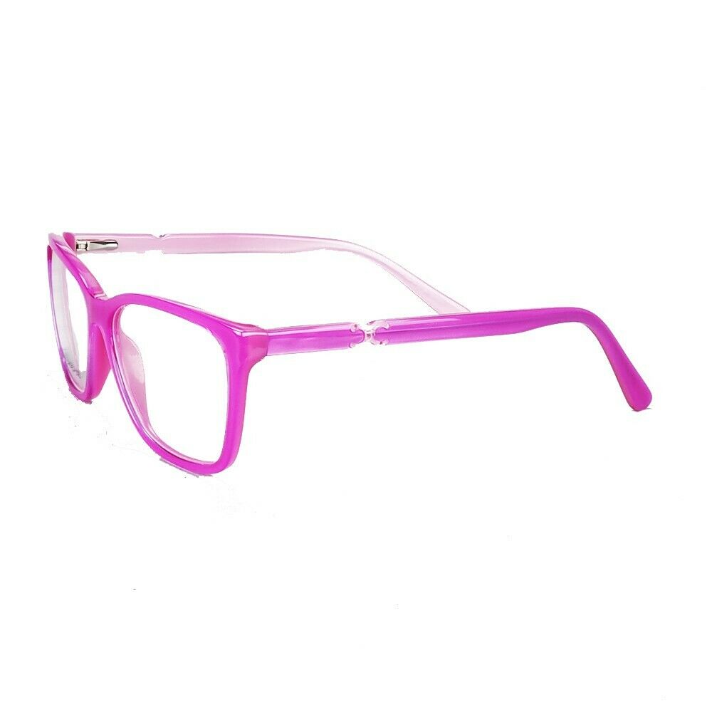 Annabelle | Classic Acetate Cat Eye Glasses For Women |  Pink Full Rim Yellow Eyeglass Frames