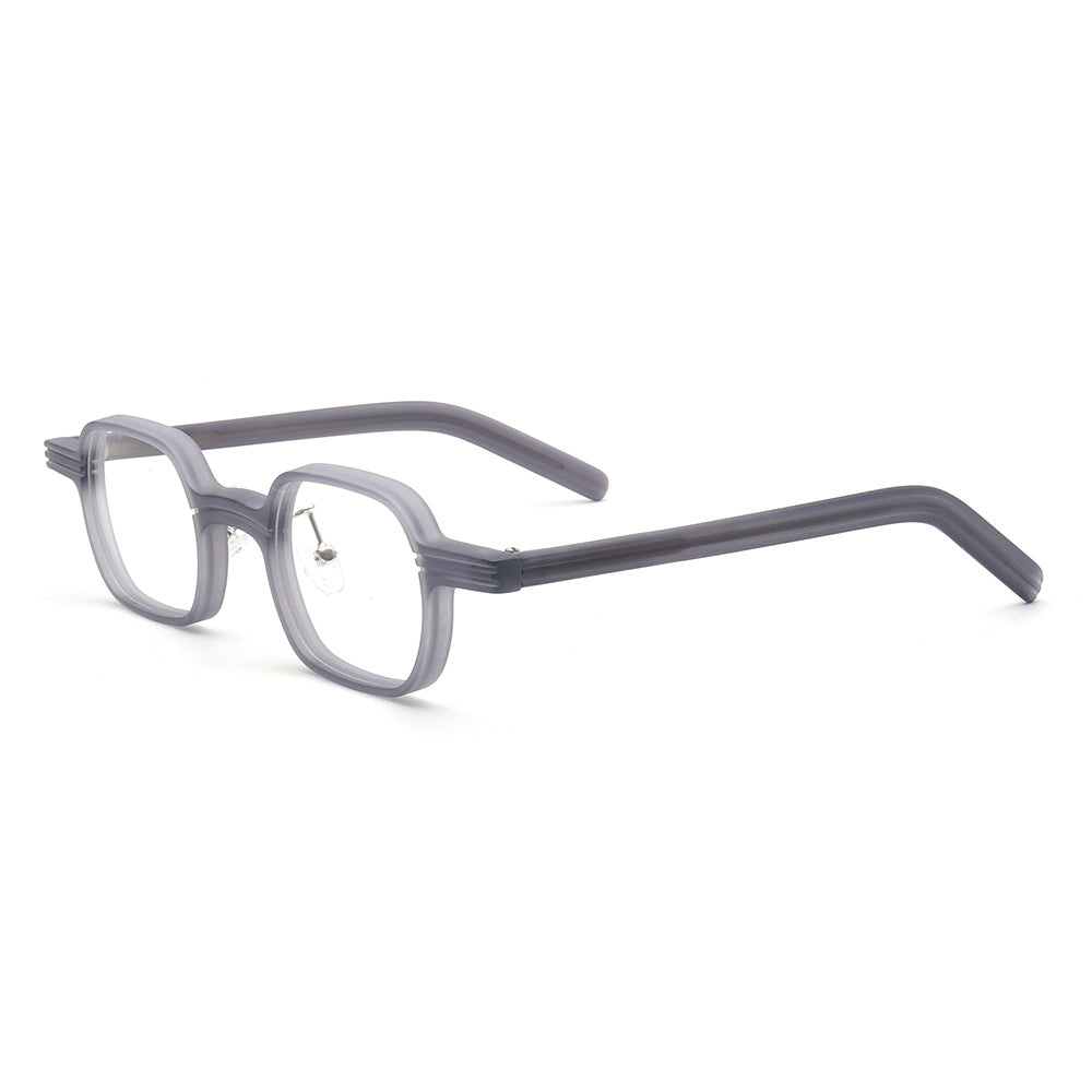 Renew | Modern Square Full Rim Acetate Glasses | Patterned Tortoise Shell Eyewear Frames