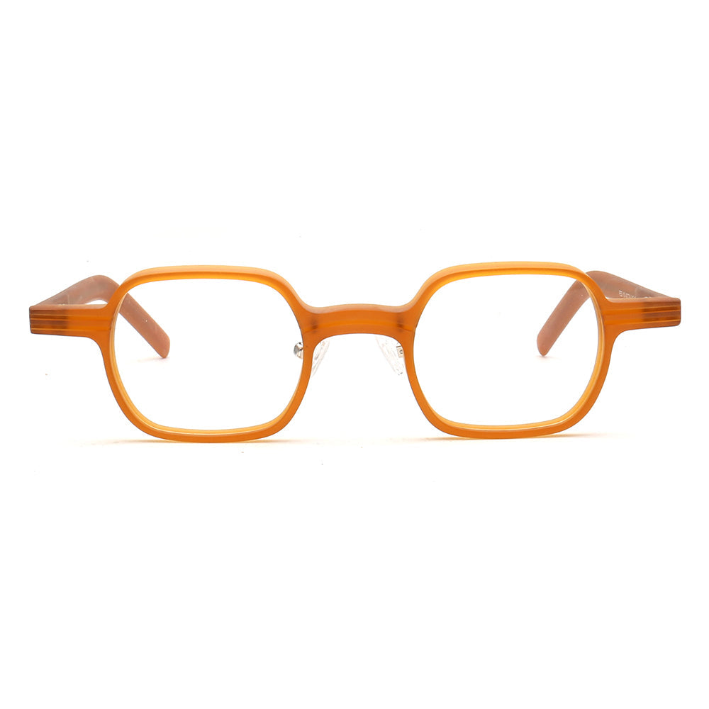 Renew | Modern Square Full Rim Acetate Glasses | Patterned Tortoise Shell Eyewear Frames