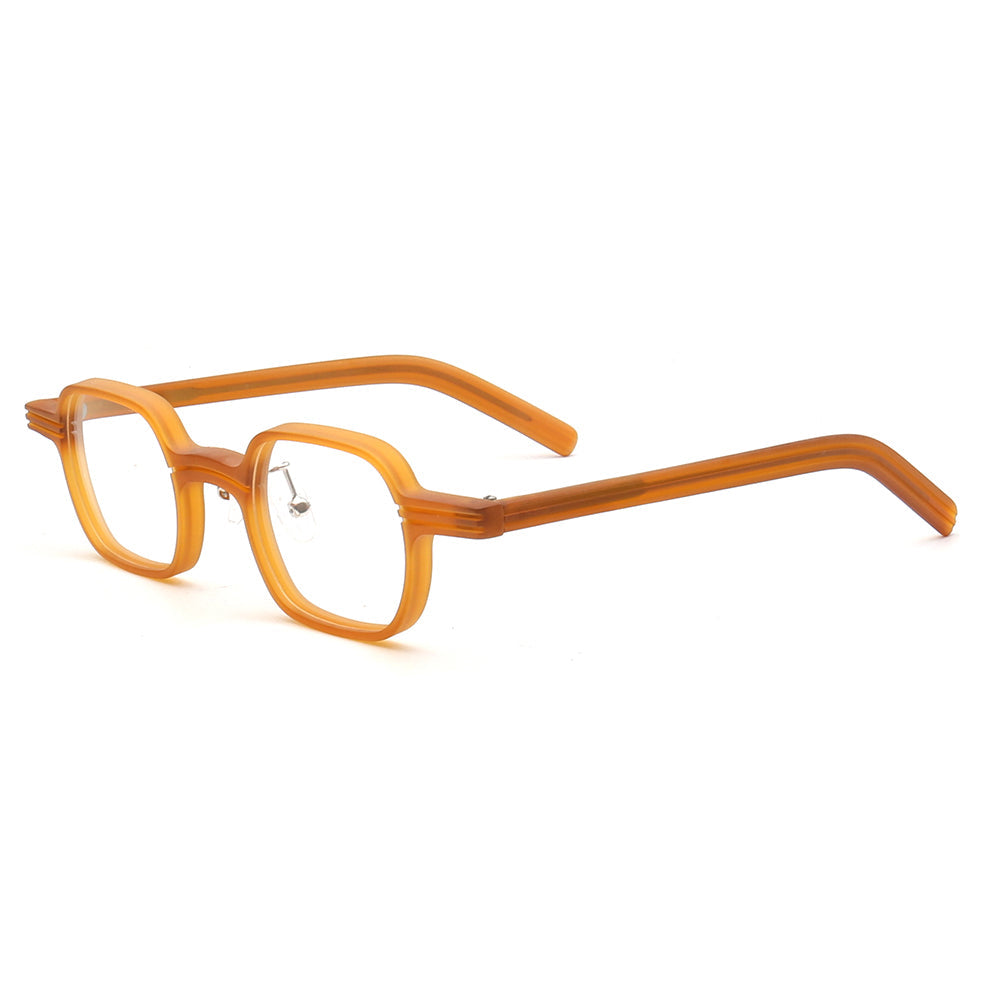 Renew | Modern Square Full Rim Acetate Glasses | Patterned Tortoise Shell Eyewear Frames