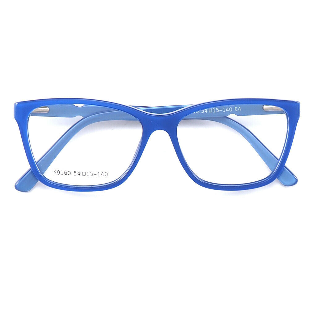 Annabelle | Classic Acetate Cat Eye Glasses For Women |  Pink Full Rim Yellow Eyeglass Frames