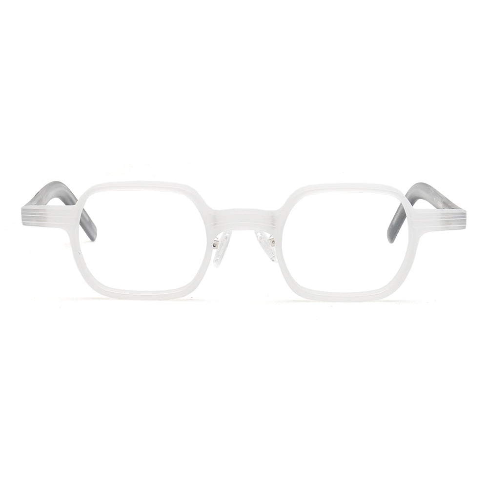 Renew | Modern Square Full Rim Acetate Glasses | Patterned Tortoise Shell Eyewear Frames