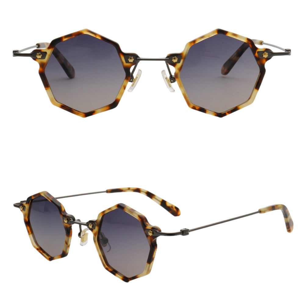 Cooper | Geometric Mens Sunglasses Polarized | Retro Round Womens Sun Glasses UV400