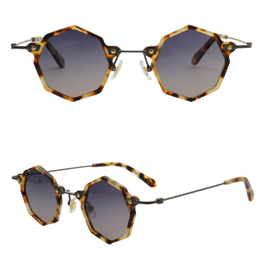 Cooper | Geometric Mens Sunglasses Polarized | Retro Round Womens Sun Glasses UV400