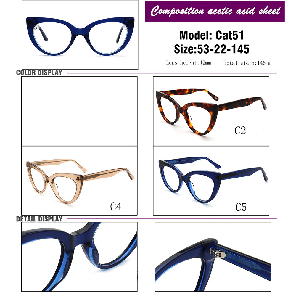 Maxine | Classic Womens Cat Eye Glasses Frames