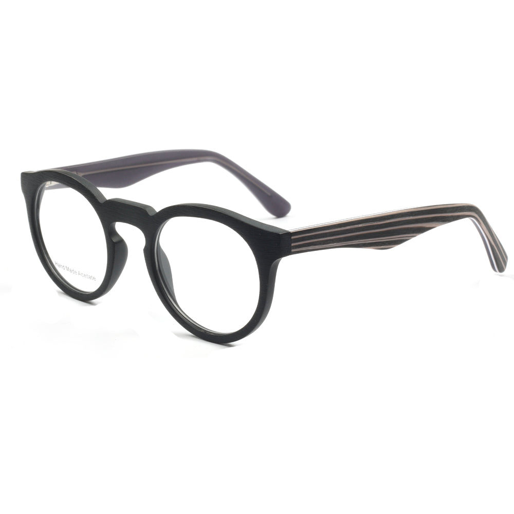 Brink | Two Toned Lightweight Acetate Eyeglasses | Round Full Rim Retro Glasses Frames Online
