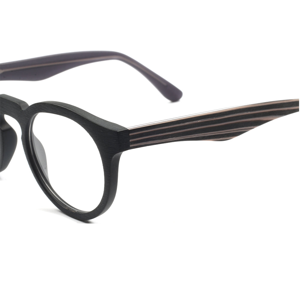Brink | Two Toned Lightweight Acetate Eyeglasses | Round Full Rim Retro Glasses Frames Online