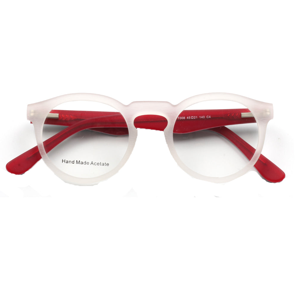 Brink | Two Toned Lightweight Acetate Eyeglasses | Round Full Rim Retro Glasses Frames Online