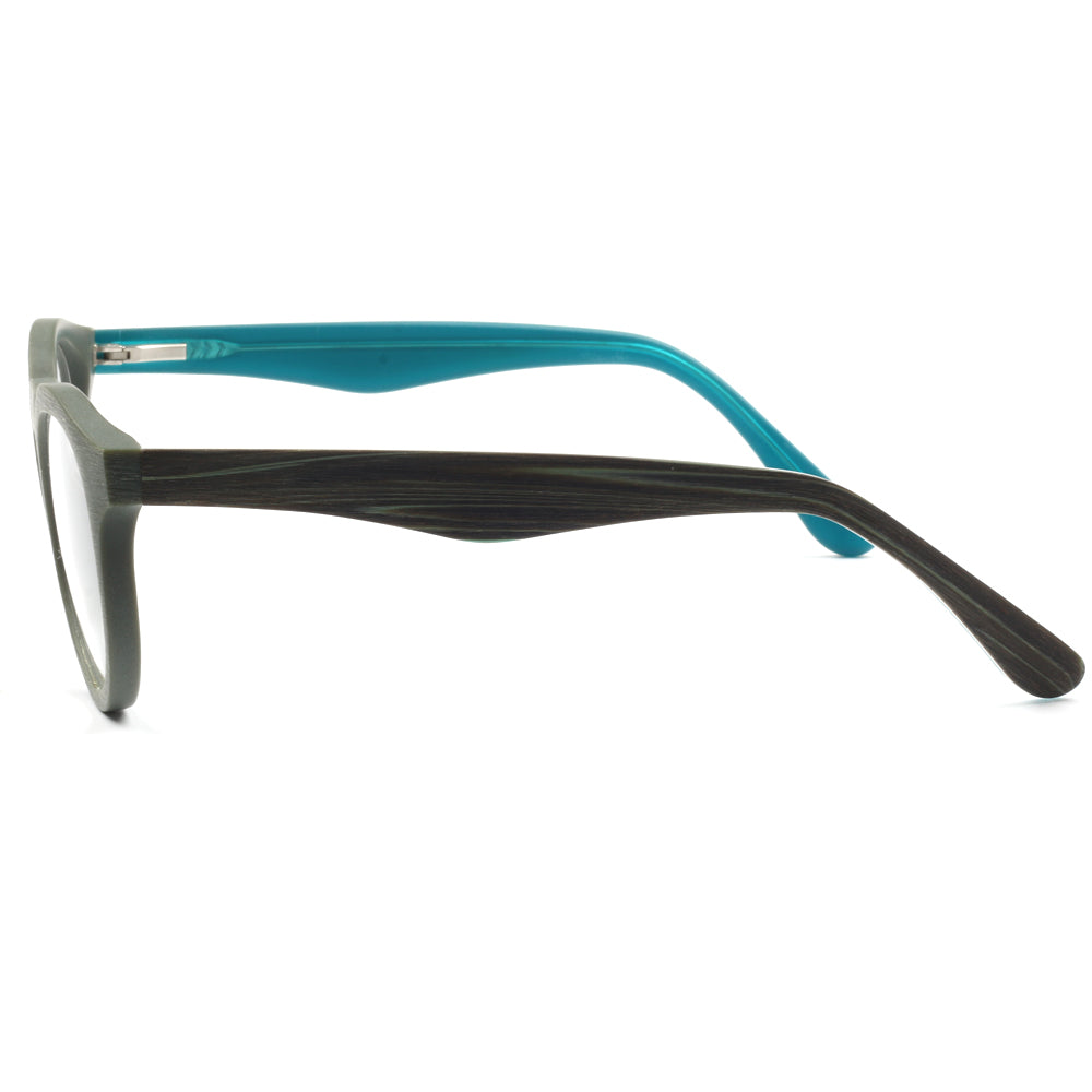 Brink | Two Toned Lightweight Acetate Eyeglasses | Round Full Rim Retro Glasses Frames Online