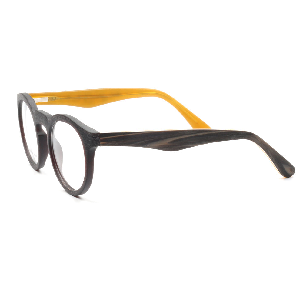 Brink | Two Toned Lightweight Acetate Eyeglasses | Round Full Rim Retro Glasses Frames Online