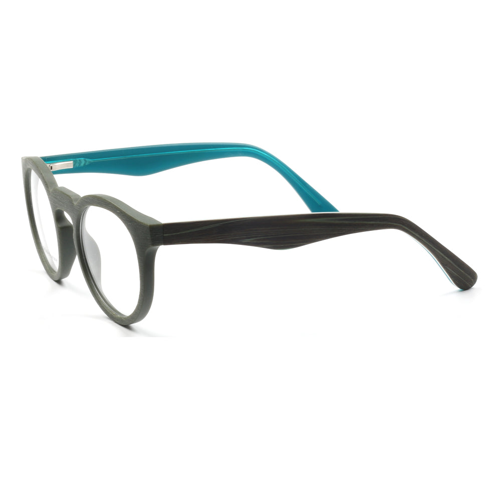 Brink | Two Toned Lightweight Acetate Eyeglasses | Round Full Rim Retro Glasses Frames Online