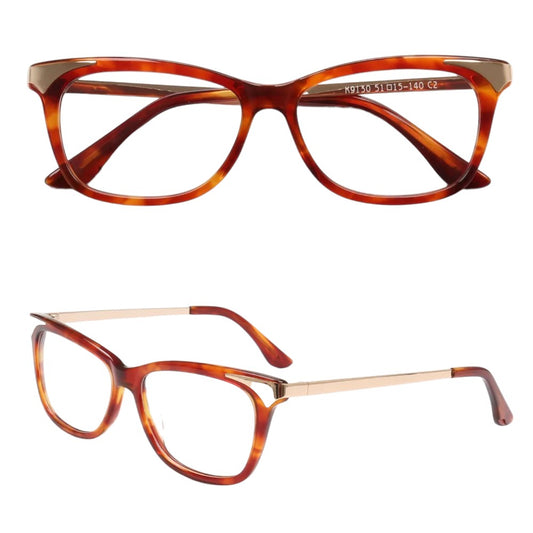 Betty | Womens Trendy Cat Eye Glasses | Female Fashionable Eyeglasses Frames Purple Online