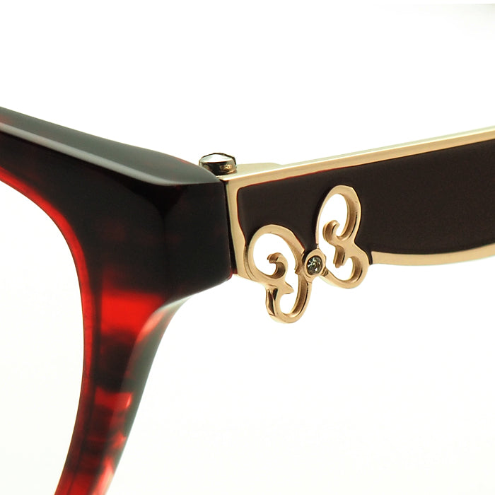 Casey | Cat Eye Acetate Eyeglasses For Women | Stylish Patterned Full Rim Eyewear Frames