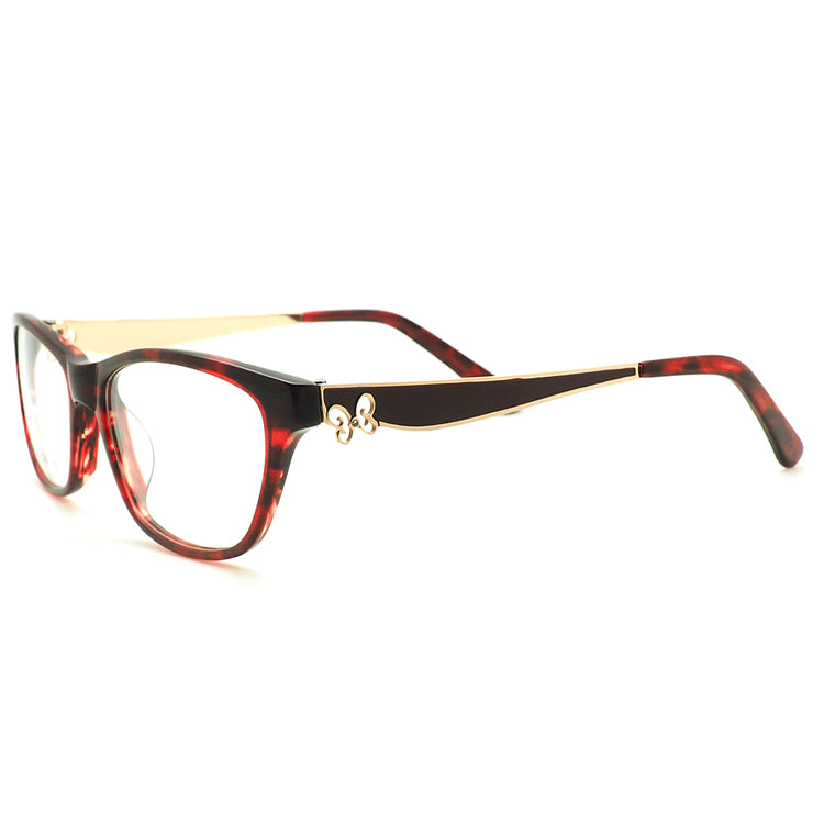 Casey | Cat Eye Acetate Eyeglasses For Women | Stylish Patterned Full Rim Eyewear Frames