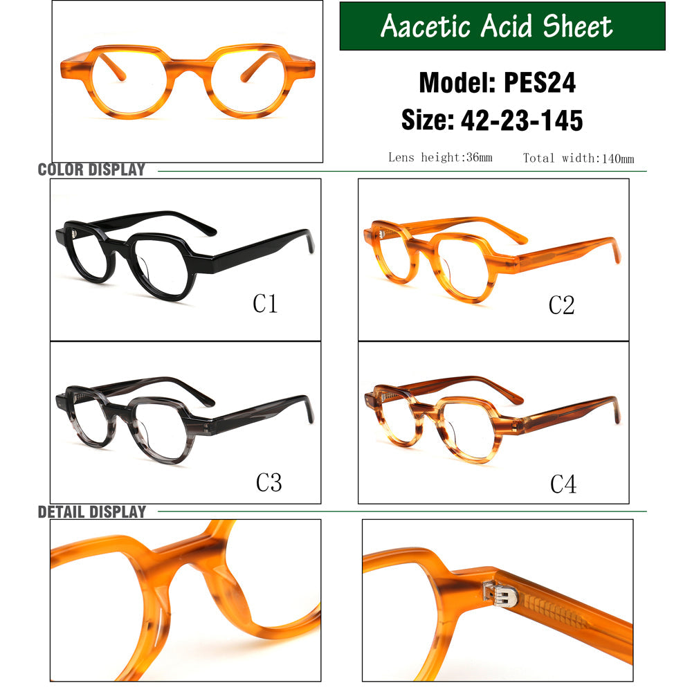 Brooklyn | Vintage Round Mens Eyeglasses Frames | Retro Tortoise Womens Geometric Trendy Eyewear
