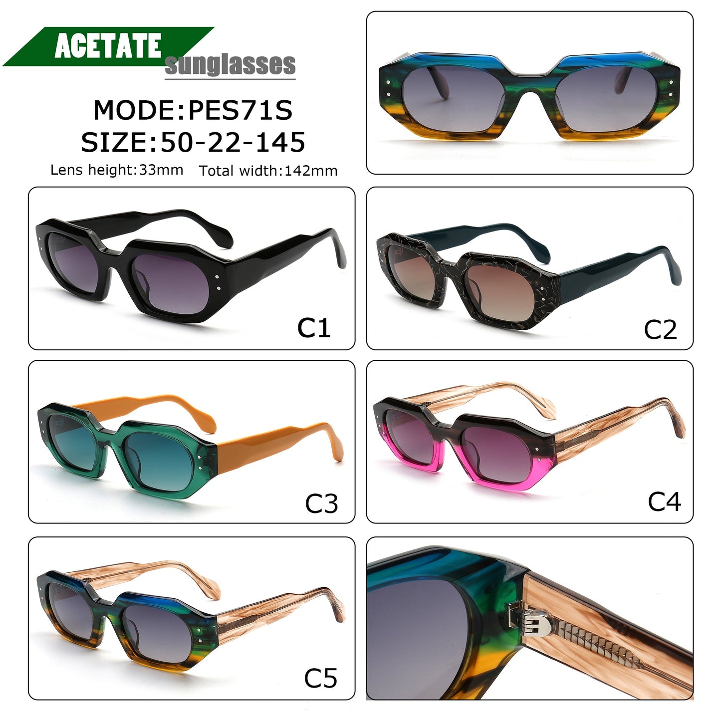 Dottie | Polarized Funky Sunglasses
