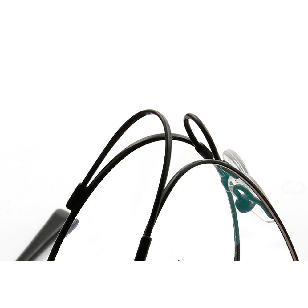 Domingo | Flat Top Mens Pilot Eyeglasses Frames | Flexible Bendable Memory Metal Glasses Frames