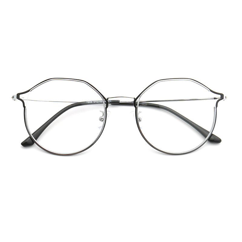 Eva | Cat Eye Glasses For Women | Lightweight Metal Eyeglass Frames Purple