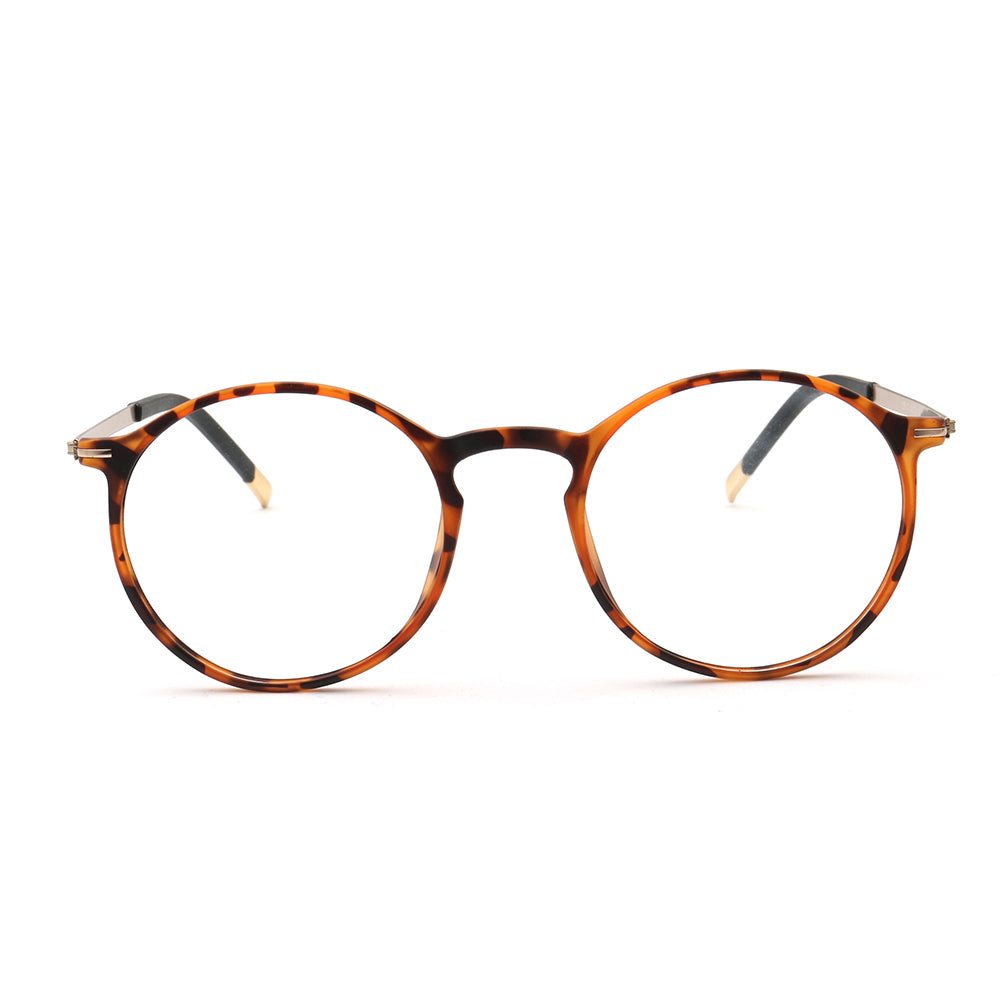 Ember | Light TR Tortoise Eyeglasses For Women  | Modern Round Clear Men Glasses Frames