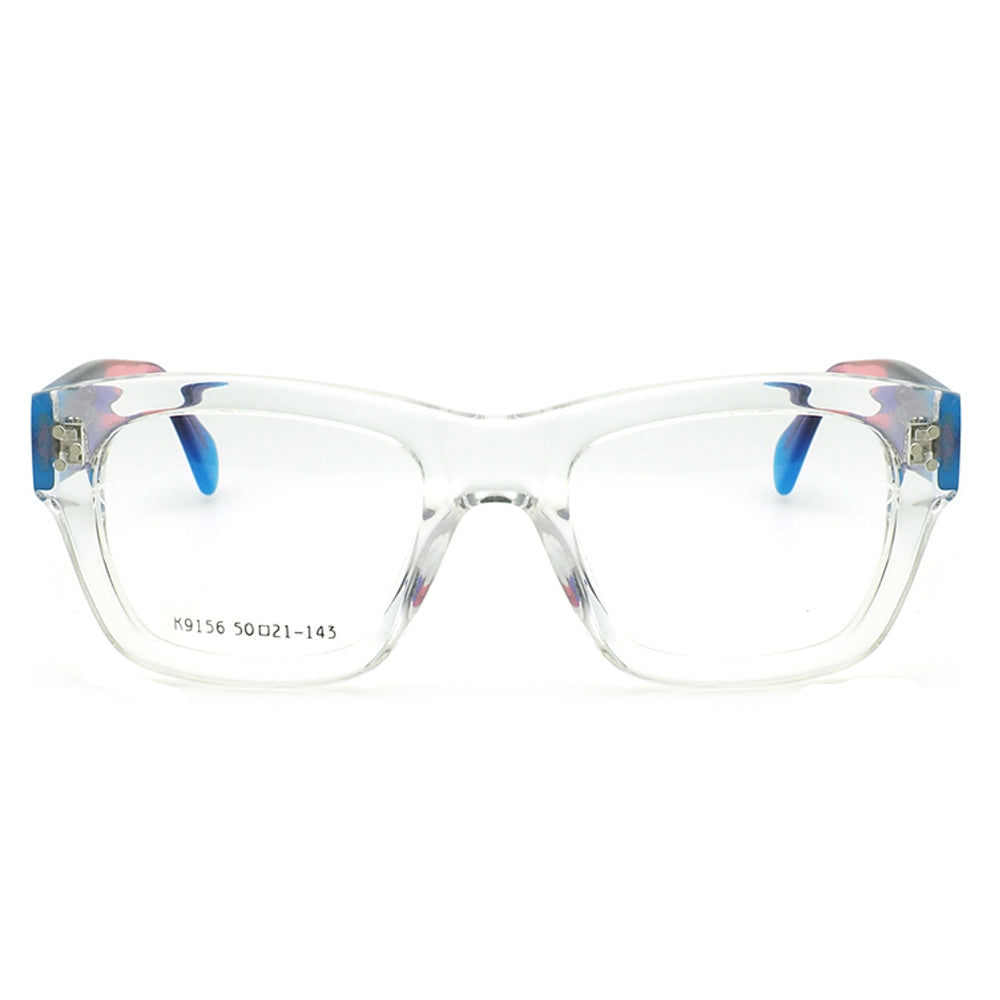 Gradient | Square Full Rim Acetate Eyeglasses | Colorful Fashionable Glasses For Men & Women