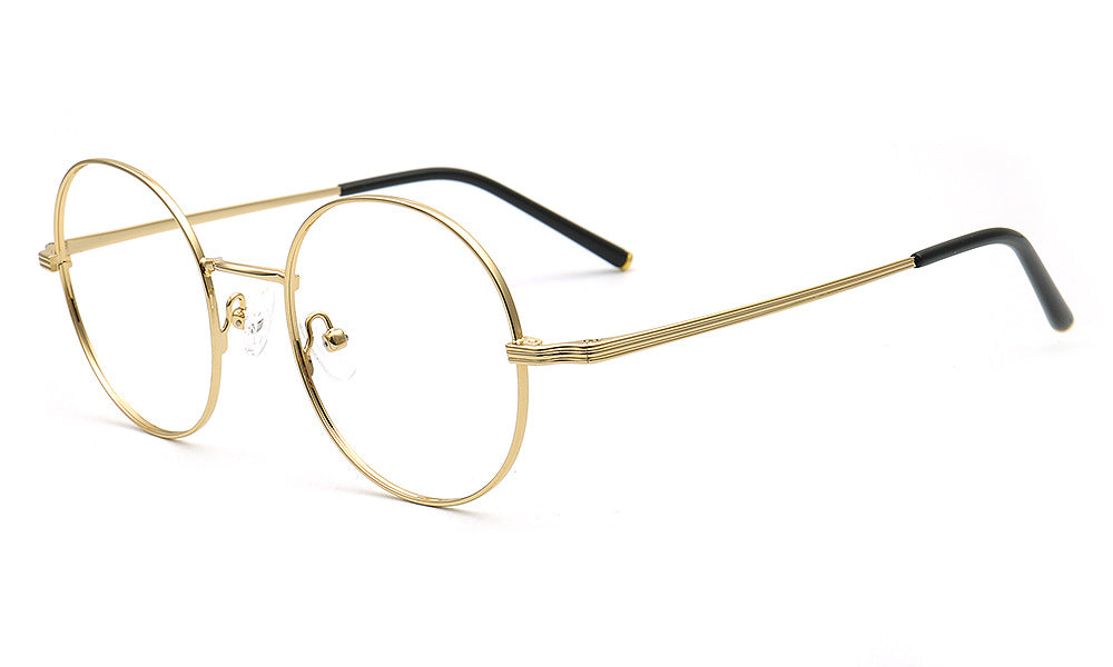 Jaycee | Vintage Women Round Metal Glasses Frames | Men’s Retro Eyeglasses Nerd Eyewear Online