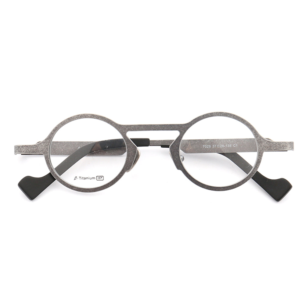Avery | Vintage Round Titanium Eyeglasses for Men | Fashionable Womens Eyewear Frames Online