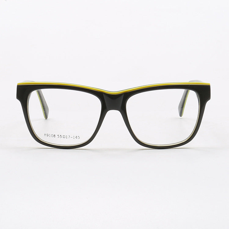 Liam | Two Toned Oversized Acetate Eyeglasses For Men | Classic Square Glasses Frames