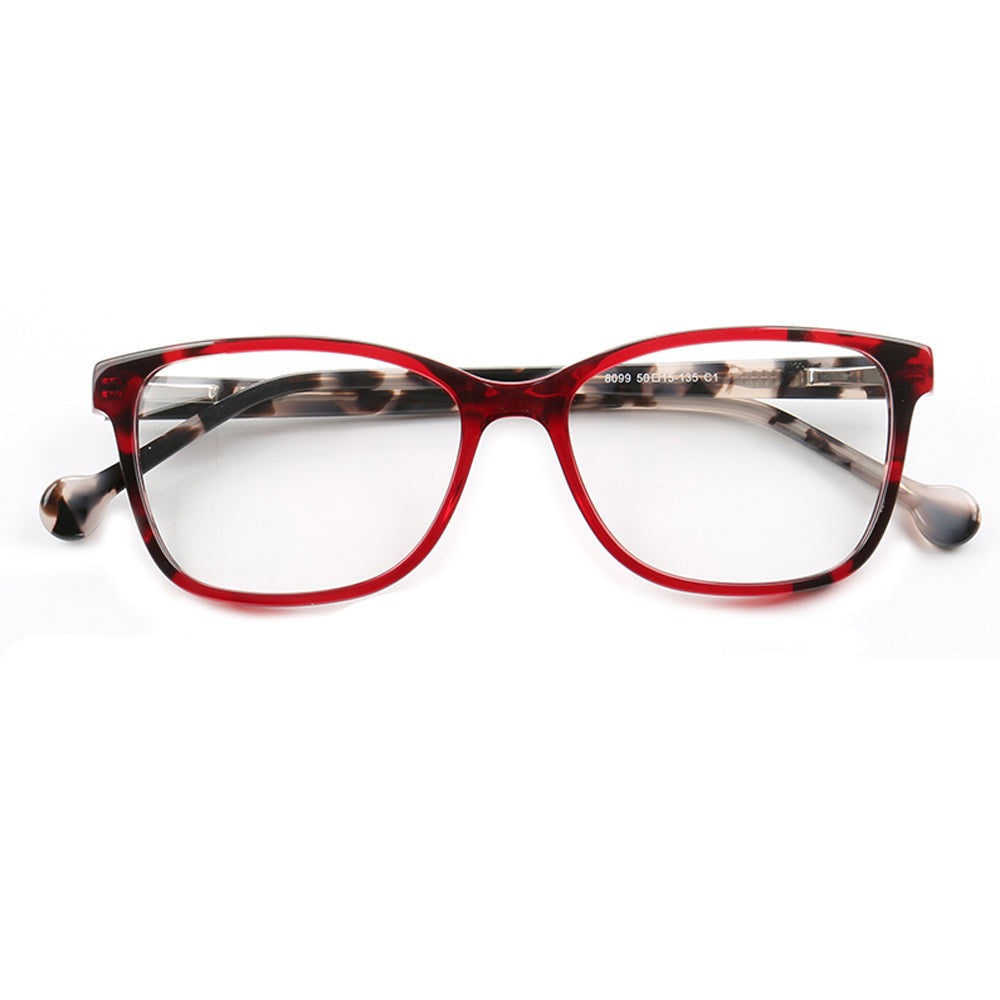 Lorena | Two Toned Tortoise Shell Eyeglasses Frames | Full Rim Colorful Patterned Design