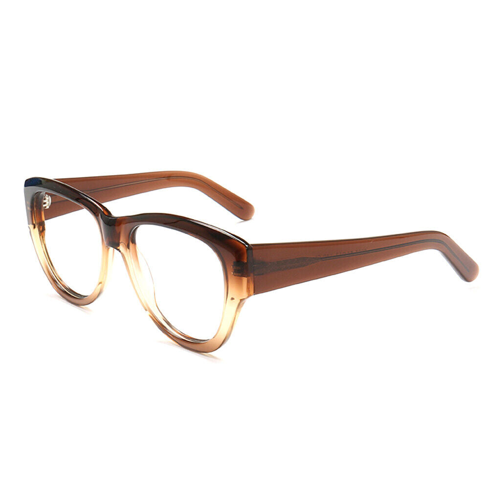 Teri | Round Gradient Glasses For Women | Colorful Full Rim Acetate Glasses