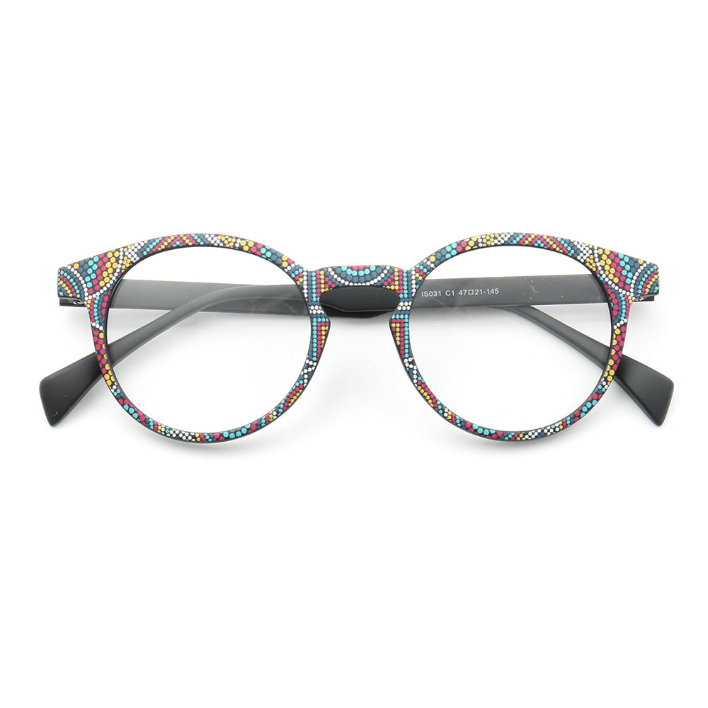 Henderson | Round Rainbow TR Eyeglasses for Men & Women | Lightweight Stylish Glasses Frames Online
