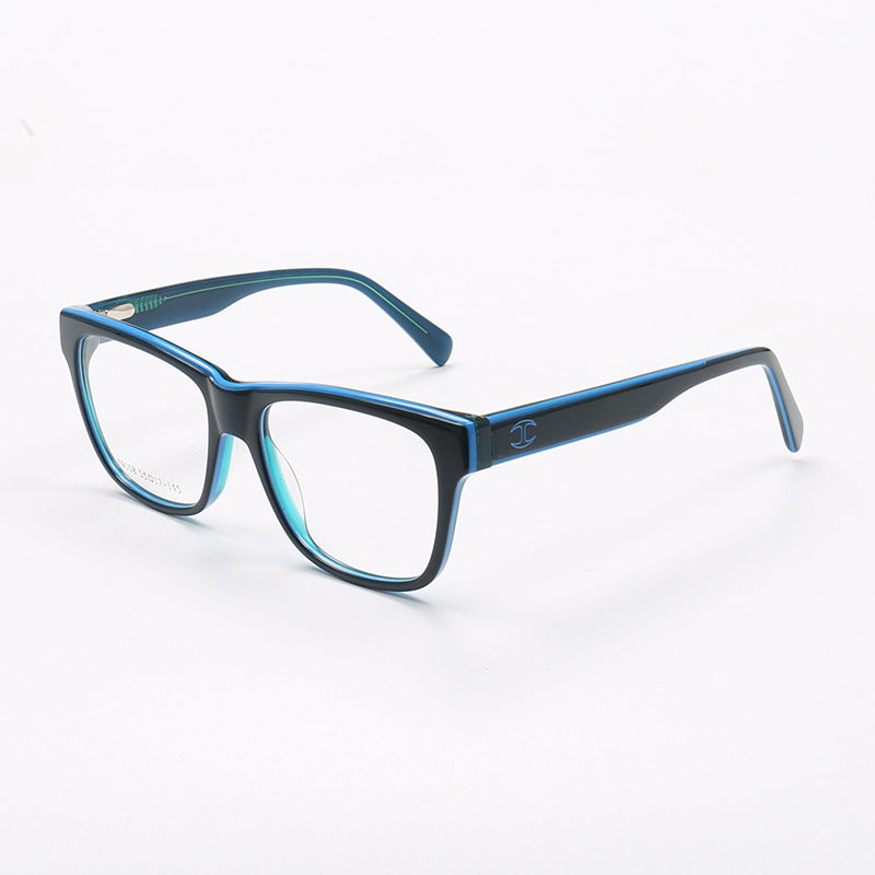 Liam | Two Toned Oversized Acetate Eyeglasses For Men | Classic Square Glasses Frames