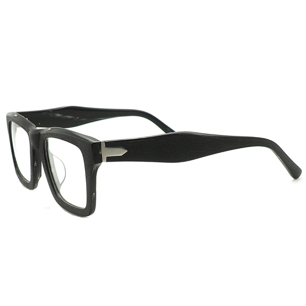 Earth | Stylish Two Tone Oversized Mens Eyeglasses | Retro Square Glasses Frames for Men