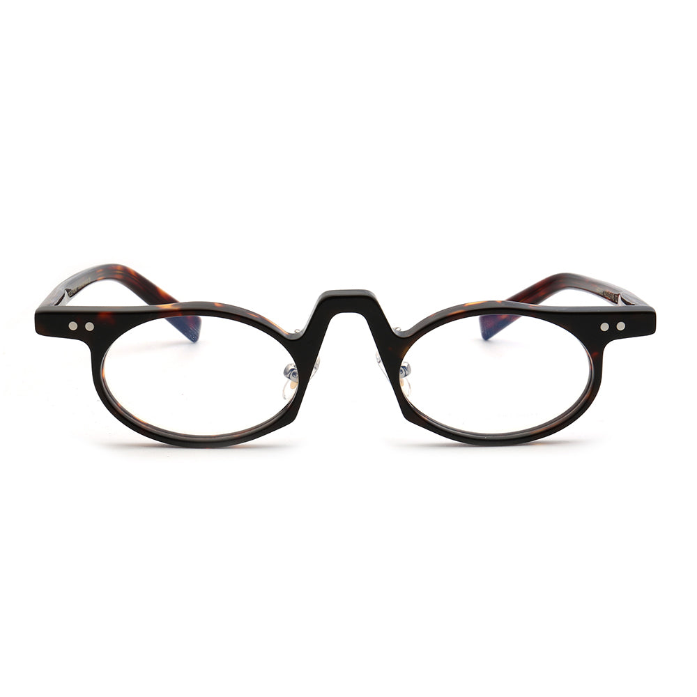 Revive | Retro Oval Eyeglasses for Men | Womens Tortoise Shell Funky Glasses Frames