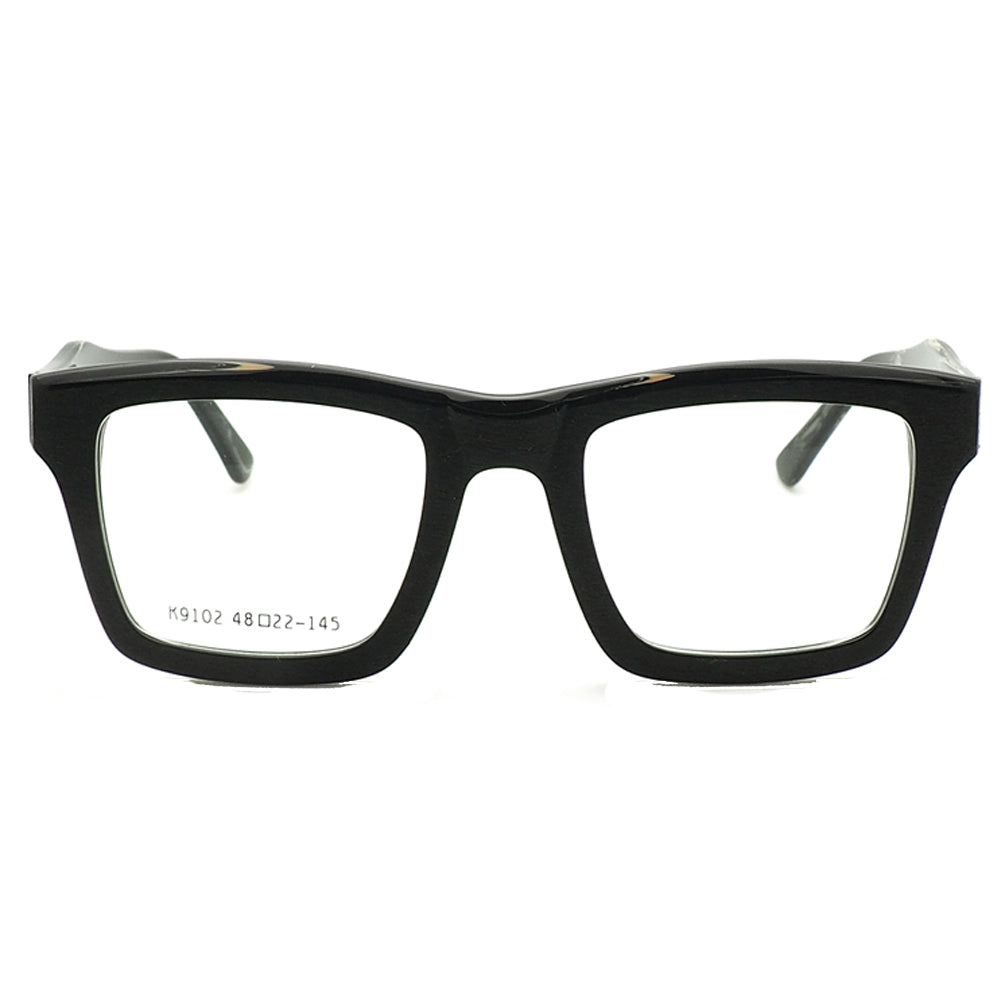 Earth | Stylish Two Tone Oversized Mens Eyeglasses | Retro Square Glasses Frames for Men