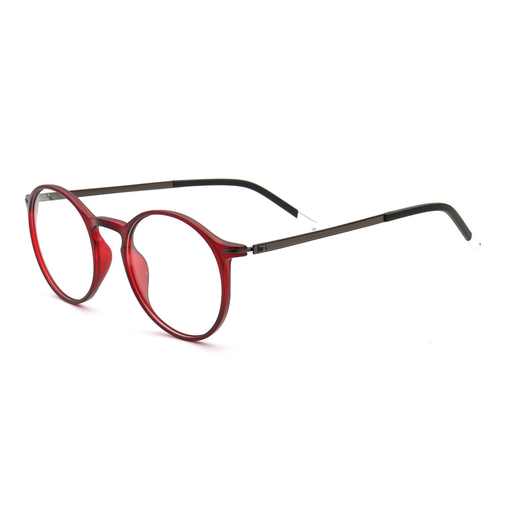 Ember | Light TR Tortoise Eyeglasses For Women  | Modern Round Clear Men Glasses Frames
