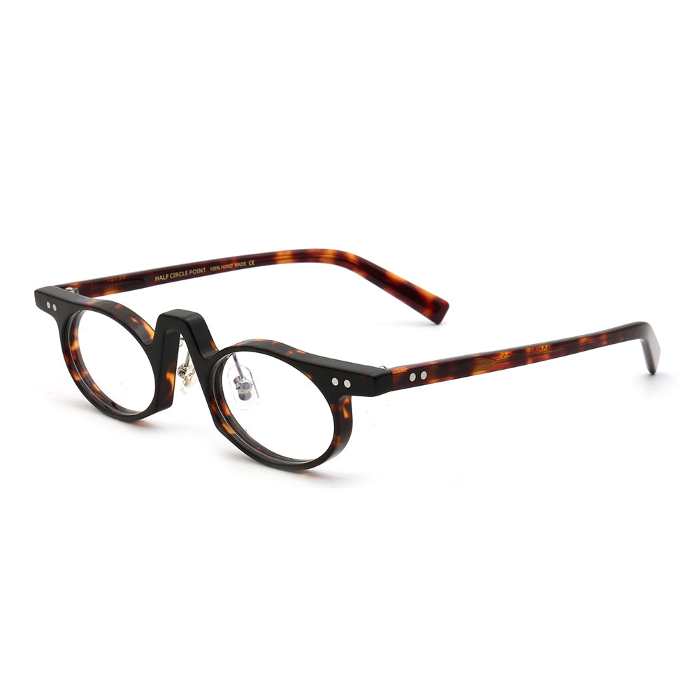 Revive | Retro Oval Eyeglasses for Men | Womens Tortoise Shell Funky Glasses Frames
