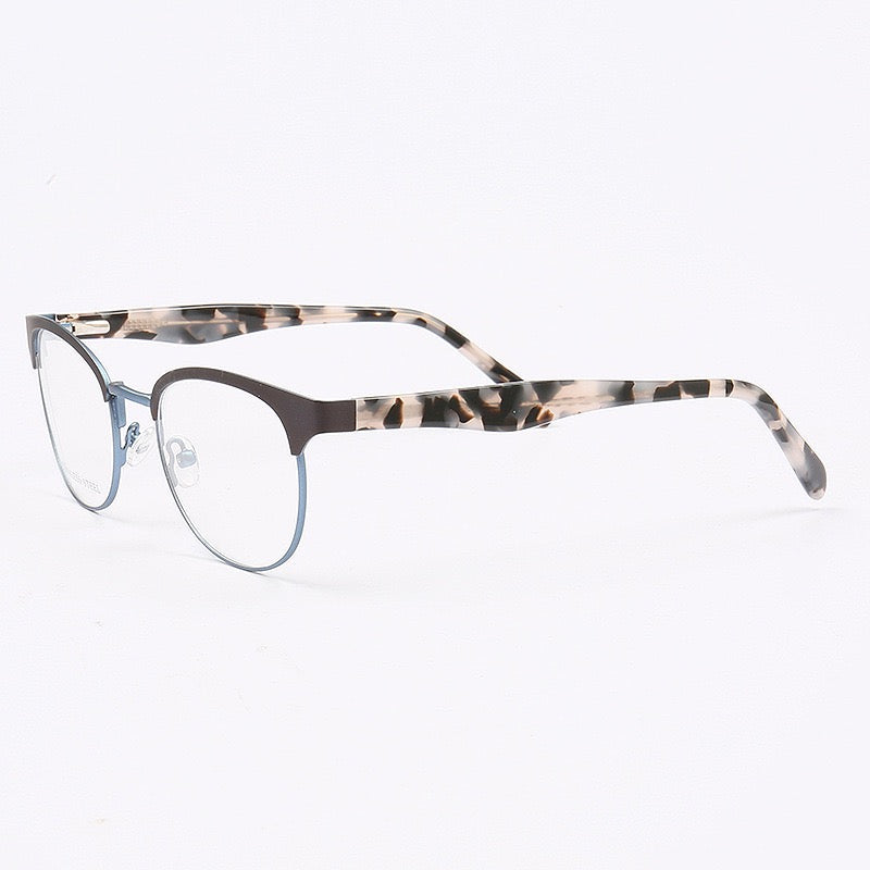 Georgia｜Stylish Women Stainless Steel Round Glasses Frames