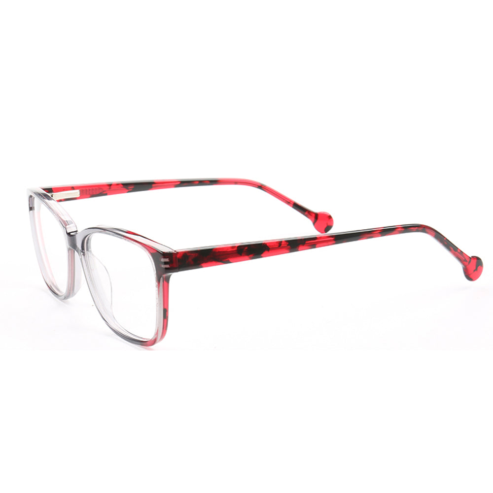 Lorena | Two Toned Tortoise Shell Eyeglasses Frames | Full Rim Colorful Patterned Design