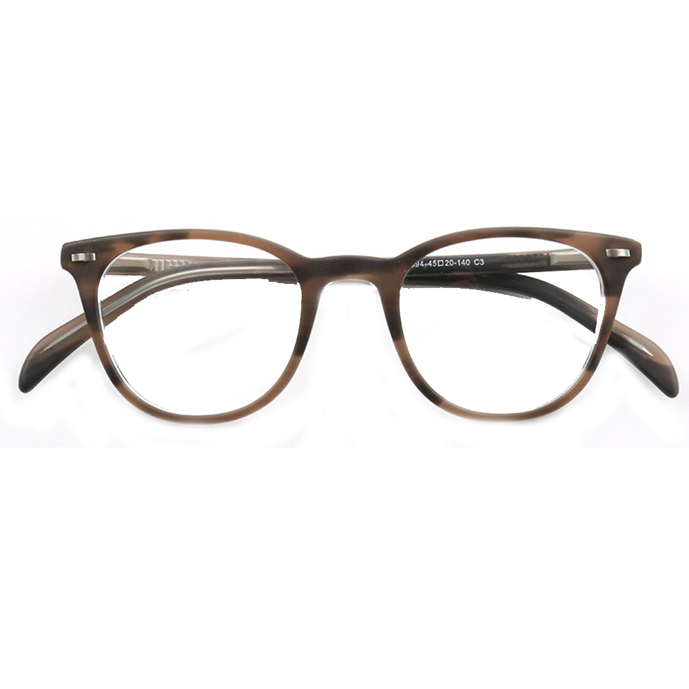 Lennox | Basic Round Acetate Eyewear Frames | Classic Full Rim Unisex Glasses